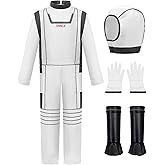 ReliBeauty Astronaut Costume for Kids Halloween Dress Up Space Birthday Gifts