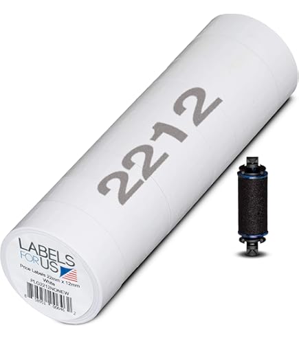 Garvey Label Gun Loading Instructions Etichette Bianche Garvey 22-6, 22-7, 22-8 - 32.000 Pezzi 3 Inchiostri - Made In USA Garvey 2212 Labels - Foto 2