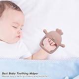 Dzpuhuojz 2 Pack Teething Toys for Baby Teething Mitten Silicone 0-6 Months view 5