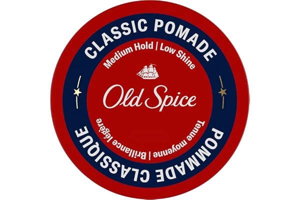 Old Spice Classic Pomade for Men, Healthy & Strong with Vitamin E & Biotin, Men's Hair Styling Pomade, Medium Hold, Matte Fin
