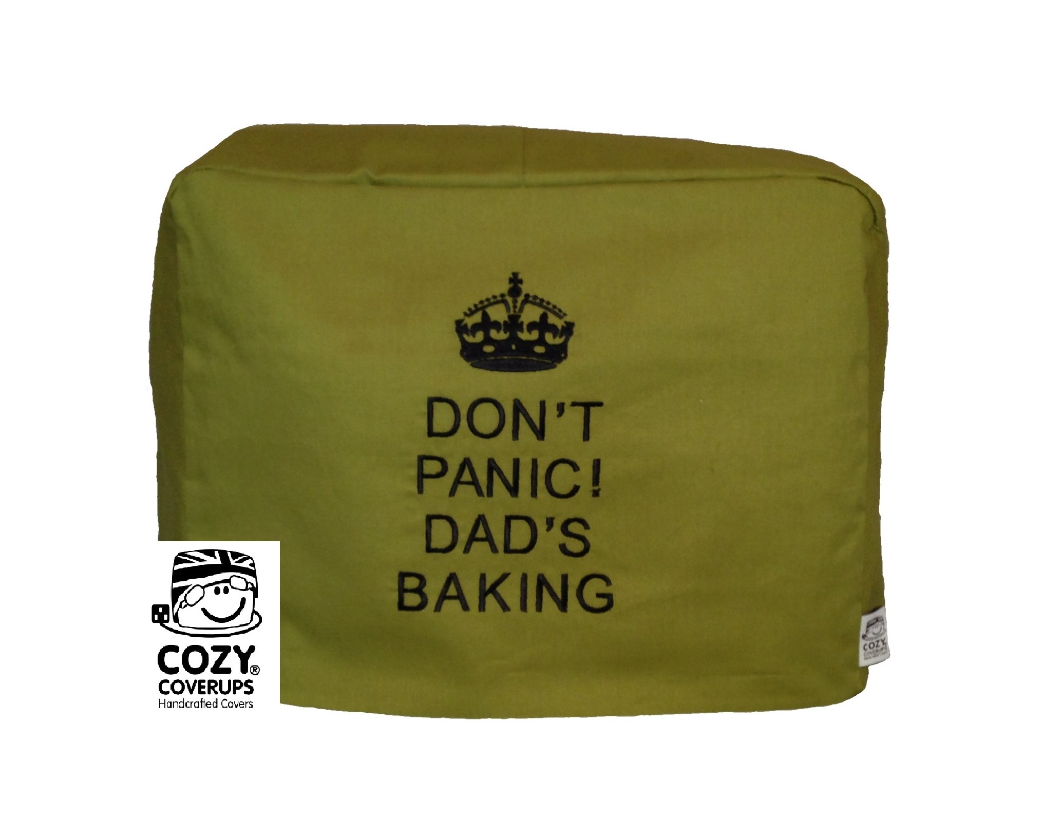 Buy CozyCoverUp for Kenwood Food Mixer Dust Cover "DON'T PANIC" Black