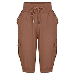 symoid Amazon Pallet Capri Pants for Women Summer