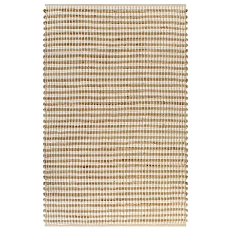 vidaXL Teppich Handgewebt Jute Stoff 120x180cm Webteppich Läufer Wohnzimmer