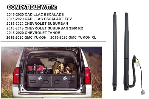 2-Piece Rear Liftgate Lift Supports – Fits Suburban, Tahoe, Yukon 2000-2004 (24.69'' Extended)