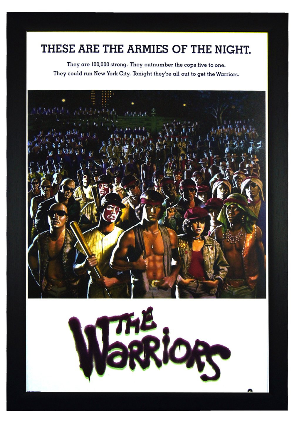 The Warriors, Gangster Mafia 24"x36" Framed Movie Poster