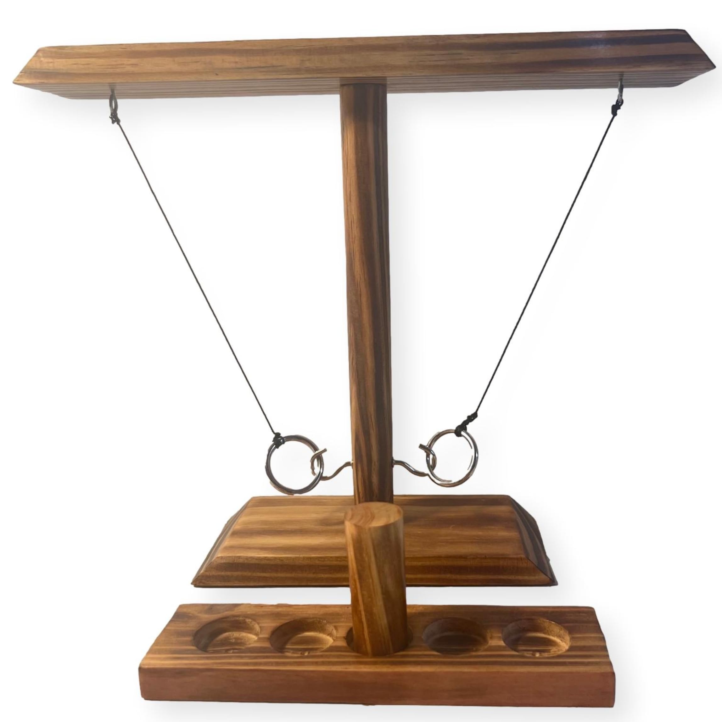 Wooden Ring Toss Game - Supplied fully assembled, for players of all ages, this game is perfect for both family gatherings and adult parties.