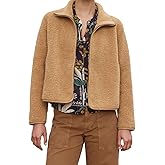 Velvet by Graham and Spencer Reba Sherpa Jacket, Tan, S
