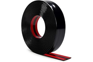 BOAOSI 16.4FT Glossy Black Body Side Molding Trim - 2" Wide, Self-Adhesive, Scratch-Proof & UV-Protected Automotive Trim for Cars, Trucks, Vans