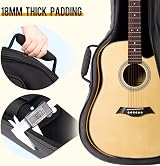 CAHAYA Guitar Case 18mm Padding Deluxe Blended Fabric 40 41 42 in view 5