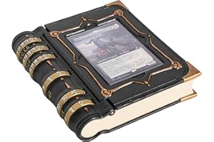 LYNX MTG Commander EDH Command Zone/Tray for Magic The Gathering -with Damage, Cast & Life Counters. Storage for Dice & Card Tokens Inside (This is Not A Commander Deck Box!) - MTG Accessories Gift (Black)