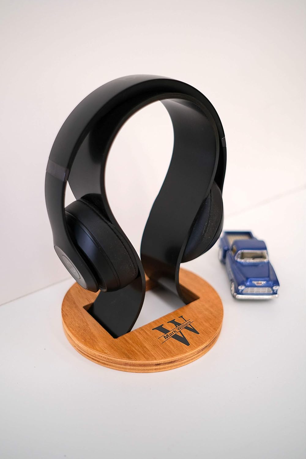 Nightstand HeadPhone stand, Wooden HeadPhone Stand, iPhone