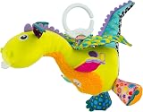 LAMAZE Flip Flap Dragon Clip On Pram Baby Toy 0-6 Months Sensory