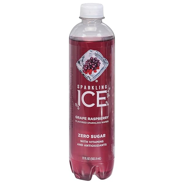 ICE NATURALLY FLAVORED SPARKLING WATER (1, GRAPE RASPBERRY)