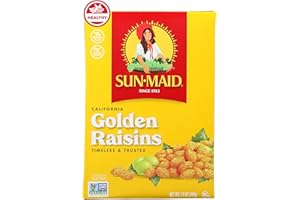 Sun-Maid California Golden Raisins - 12 oz Sharing-Size Box - Dried Fruit Snack for Lunches, Snacks, and Natural Sweeteners