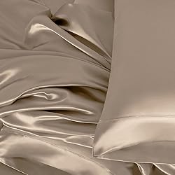 Homiest 4pcs Satin Sheets Set Luxury Silky Satin