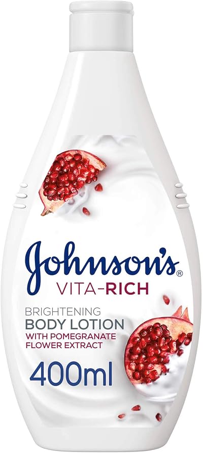 Johnson & Johnson Vita-Rich Bright Body Lotion Pomegranate 400ml Hydrating Skin