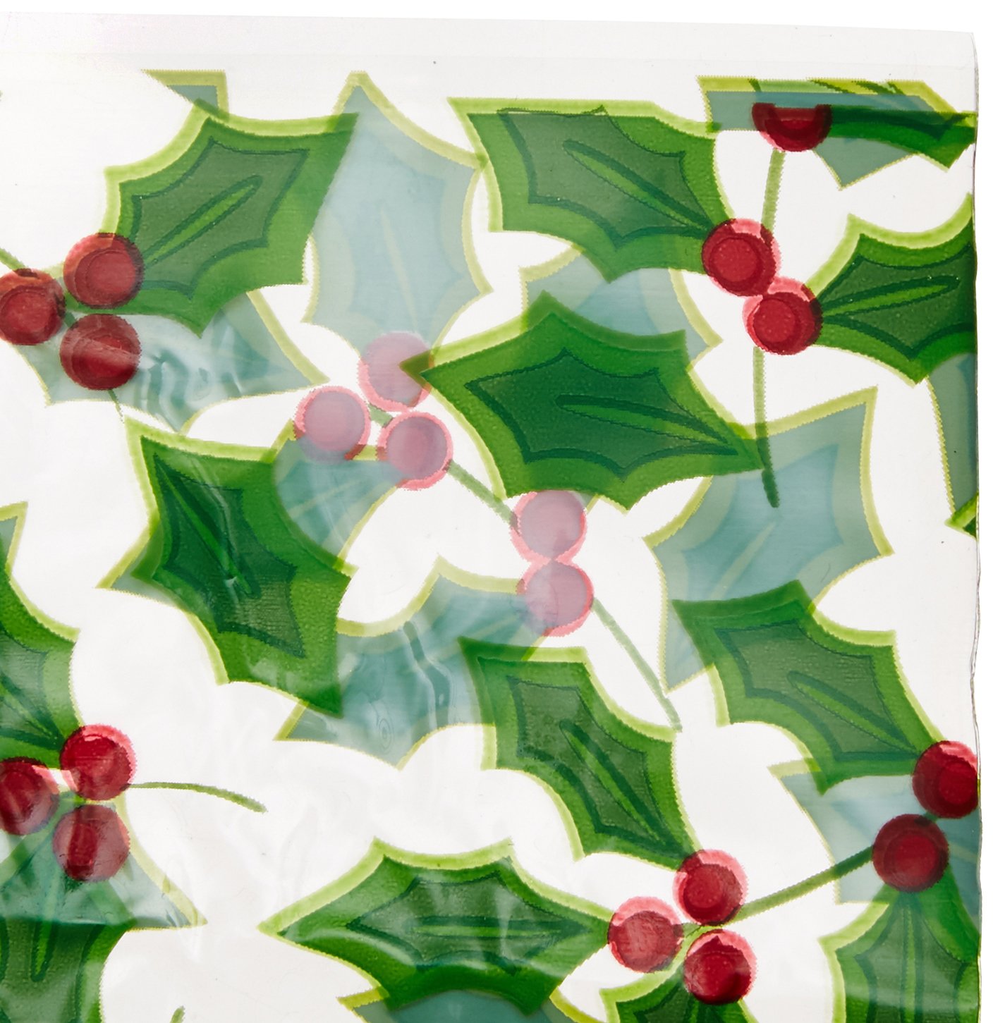 Cellophane Christmas Cookie Tray Bags 3 Count 15.5 in. x 19