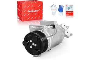 PHOBOOS A/C Compressor with Clutch Compatible with Infiniti QX56/QX80 2004-2020, Nissan Pathfinder/Pathfinder Armada/Titan/TitanXD/NV2500/NV3500 2005-2020 Models, V8 5.6L, Fast Cooling, Ref. 68641