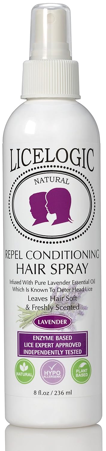Licelogic Natural Lice Prevention Hair Spray Repels Super Lice 8