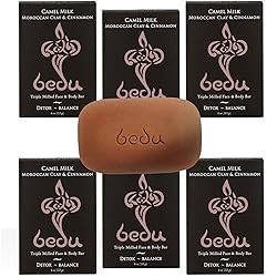 One With Nature Bedu Soap 6 Pack with Camel