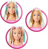 Barbie Styling Head with 20+ Hair Accessories Color Change Clips JFG81 Blonde view 4