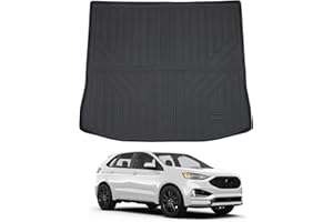 Cacartist Cargo Liner Custom Fit for Ford Edge 5 Seats 2015-2024 for Edge Accessories All Weather Waterproof Trunk Mat TPE 3D