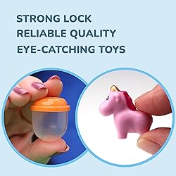 Entervending Unicorn Mini Toys in Capsules - 100