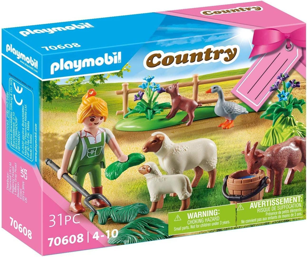 PLAYMOBIL 70608 Gift Set Farmer with Pasture Animals