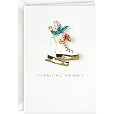 Hallmark Signature Holiday Card (Jingle All the Way) Ice Skates