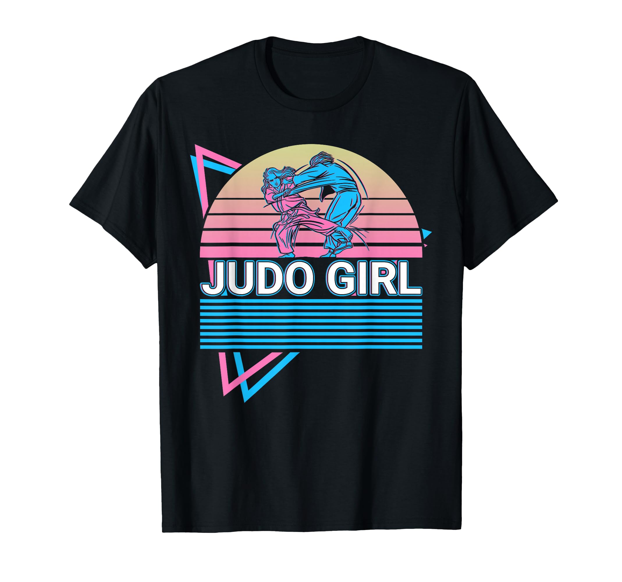 Judo Mädchen Kampfsport Retro T-Shirt
