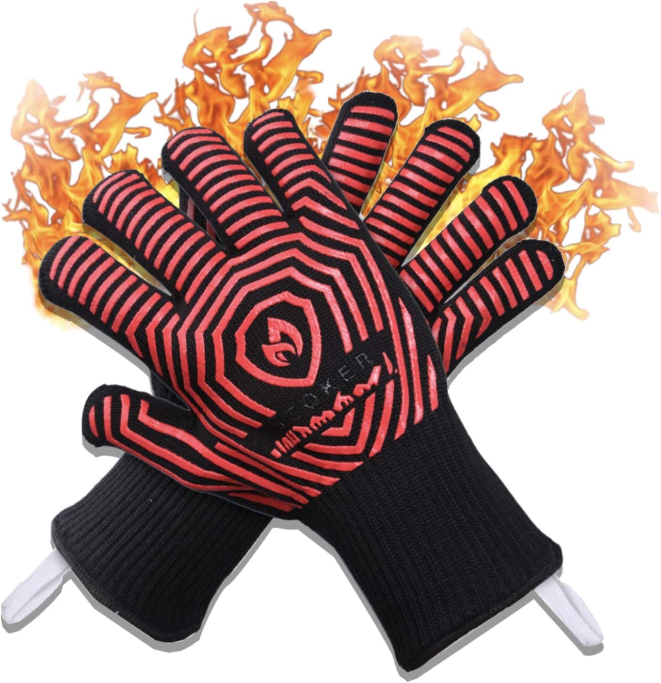 AZOKER BBQ Gloves 932℉ Extreme Heat Resistant EN407 Certified