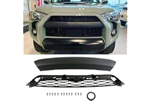 PACEWALKER Front Grill for 4Runner Accessories 2020 2021 2022 2023 Upper Grill Matte Black Replacement ABS