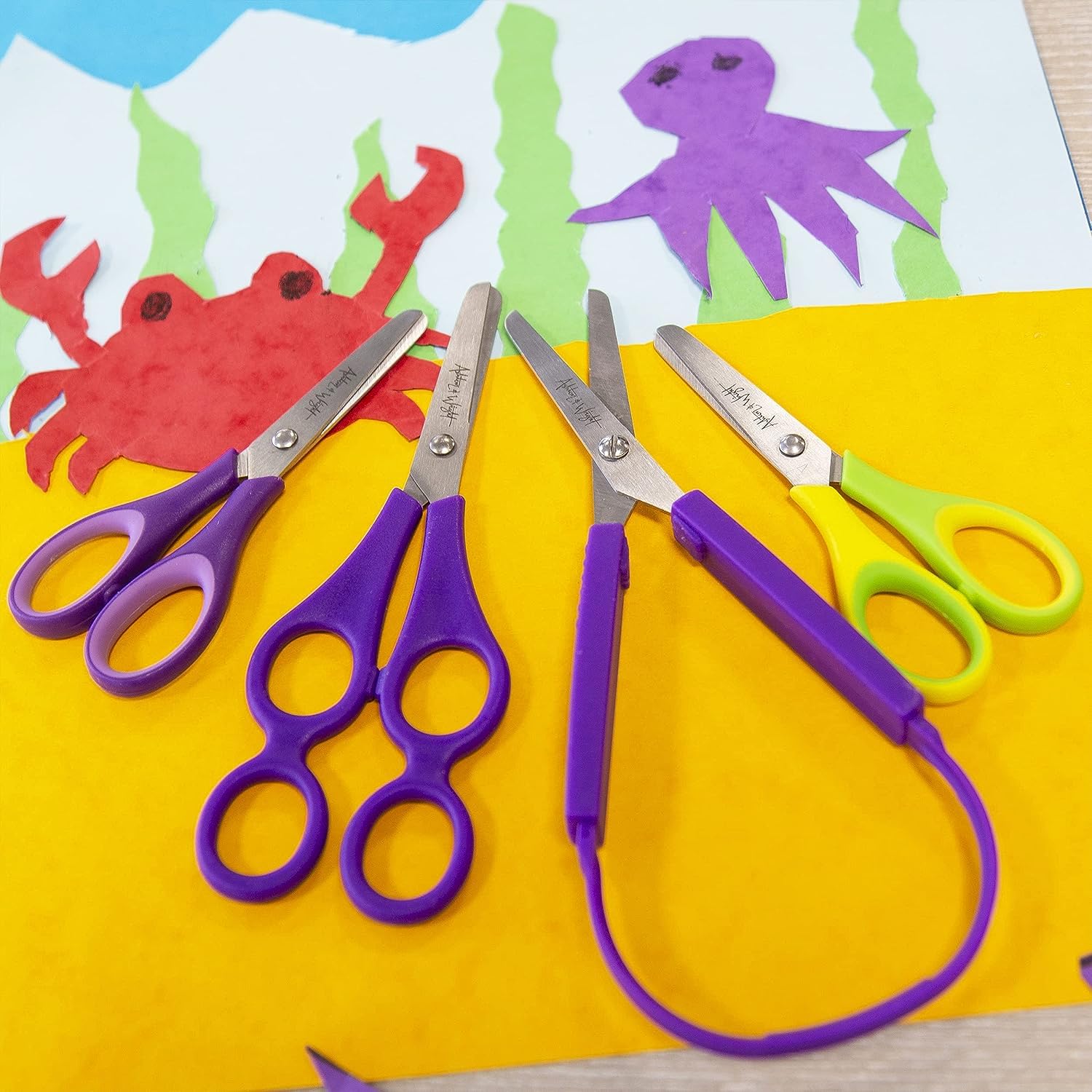Ashton and Wright - Children's - Kids Scissors Soft Grip - 5