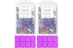 STRN Wax Melts Wax Cubes, Wax Melts Scented, Wax Cubes, Wax Cubes for Wax Warmer, Candle Wax Melts, Scented Wax Melts Lavender