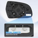 Convitex Left Wing Mirror Glass heated for Audi A3 A4 A5 2010-2017 OEM view 4