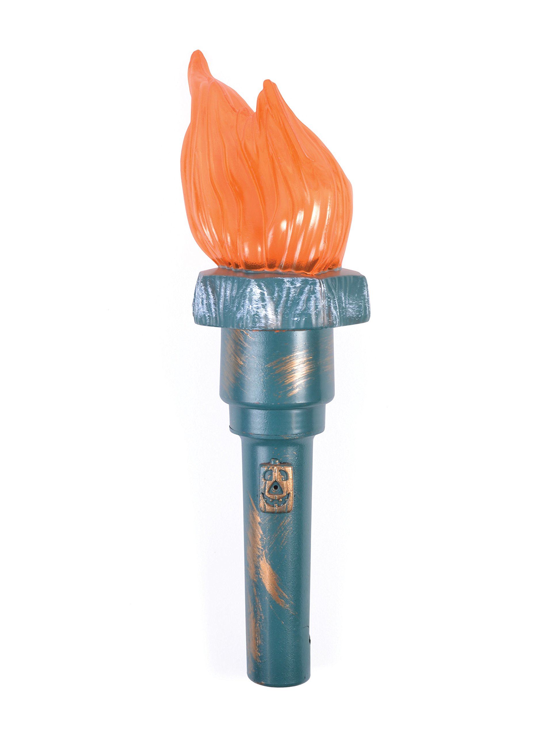 Bristol Novelty BA411 Statue of Liberty Torch Light Up, Unisex-Adult, Orange, One Size Halloween