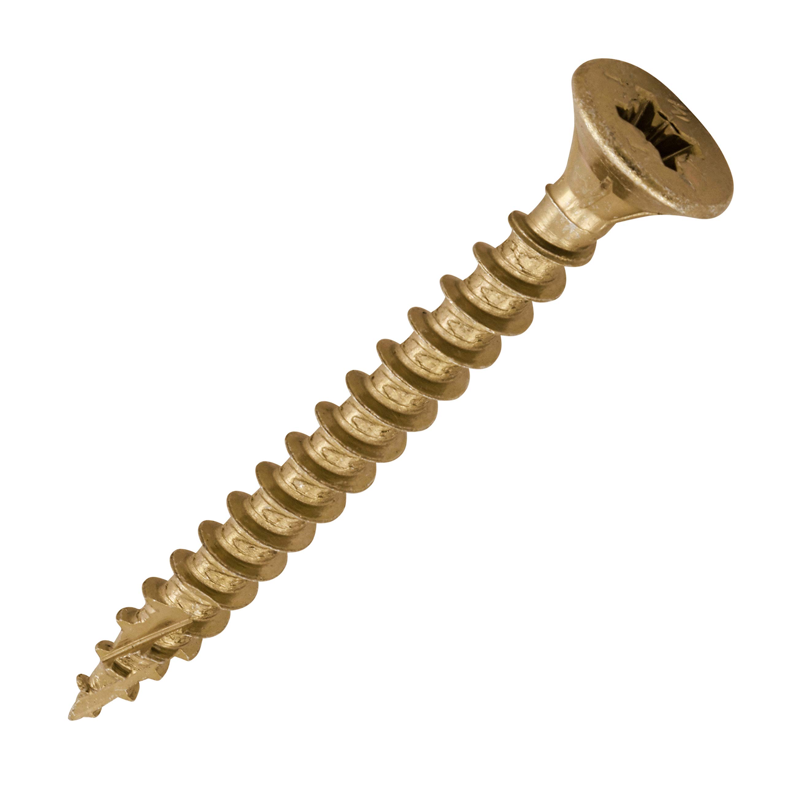 TIMCO C2 Strong-Fix Multi-Purpose Premium Countersunk Gold Woodscrews - 5.0 x 50 - Box of 200