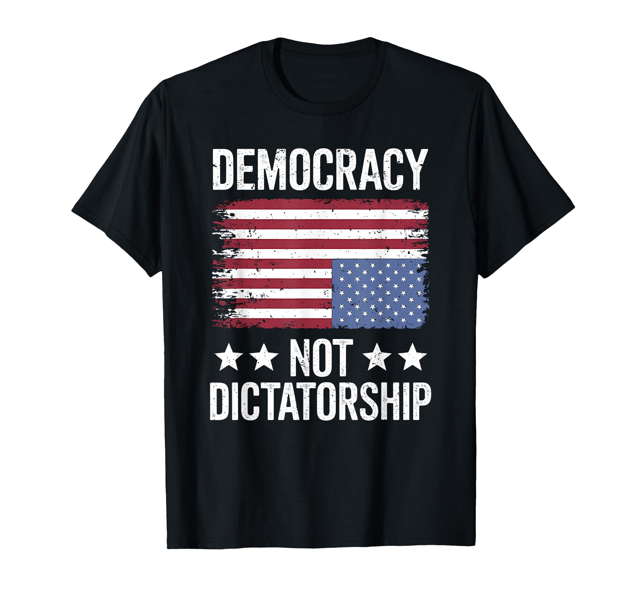 Photo 1 of *BLUE SHIRT NOT BLACK* Pro Democracy Anti Dictatorship Anti MAGA Anti Oligarchy T-Shirt XXL