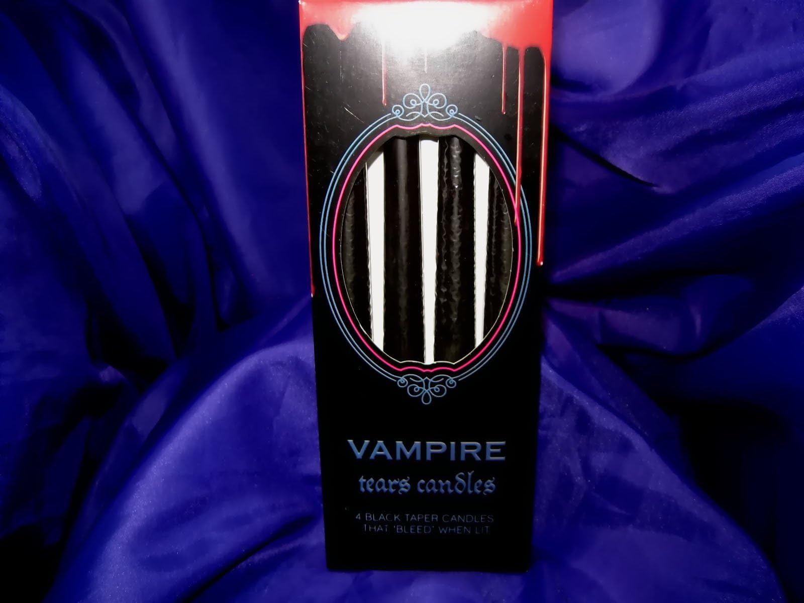 GTH103G Black Candles Vampire Tears Pack of 4 (better than Weeping Rose)