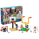 PLUS PLUS Learn to Build, Sports - 380 Piece Building Blocks Set | Mini Waffle Blocks, Fun Stem Toys, Soccer Football Basketball Hockey Set, Sports Gifts for Boys &amp; Girls