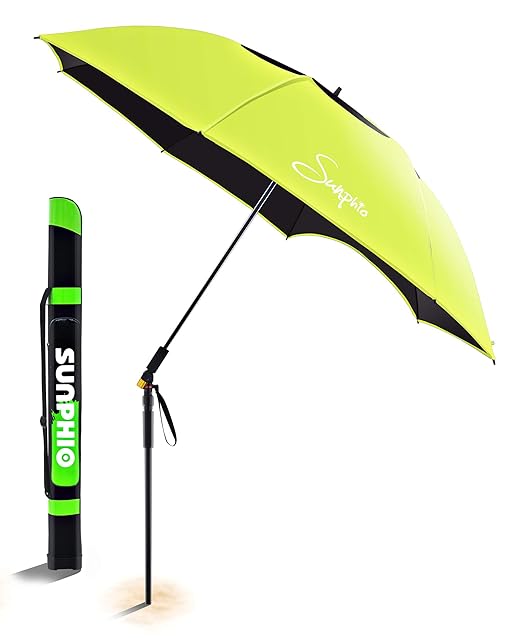 Sunphio Beach Umbrellas for Sand, Heavy Duty and UV