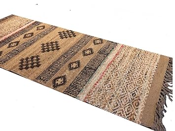 Amazon De Second Nature Shari Fair Trade Teppich Aus Jute Und