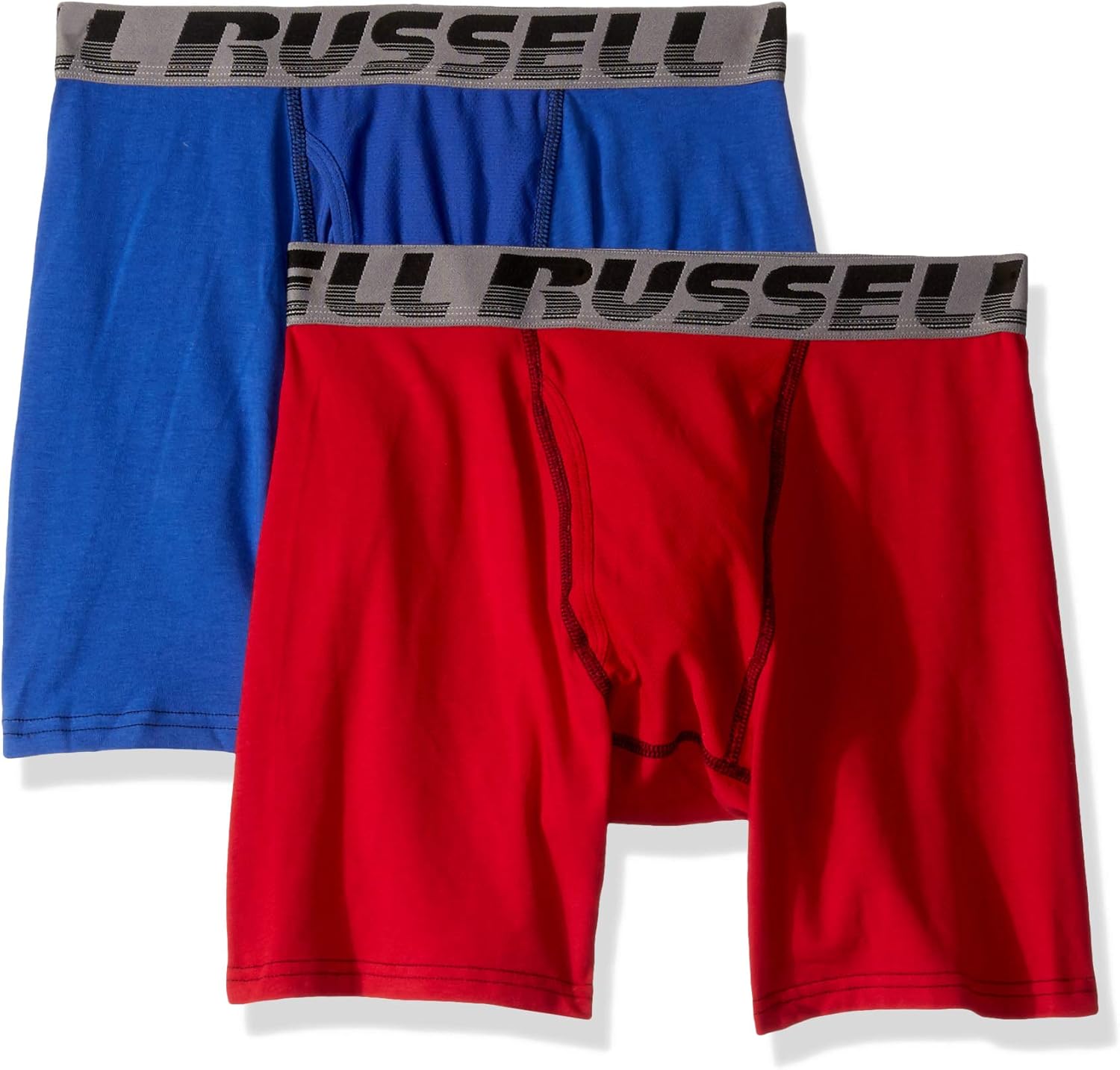 Russell Men's Performance Comfort Stretch Boxer Briefs (2 Pack