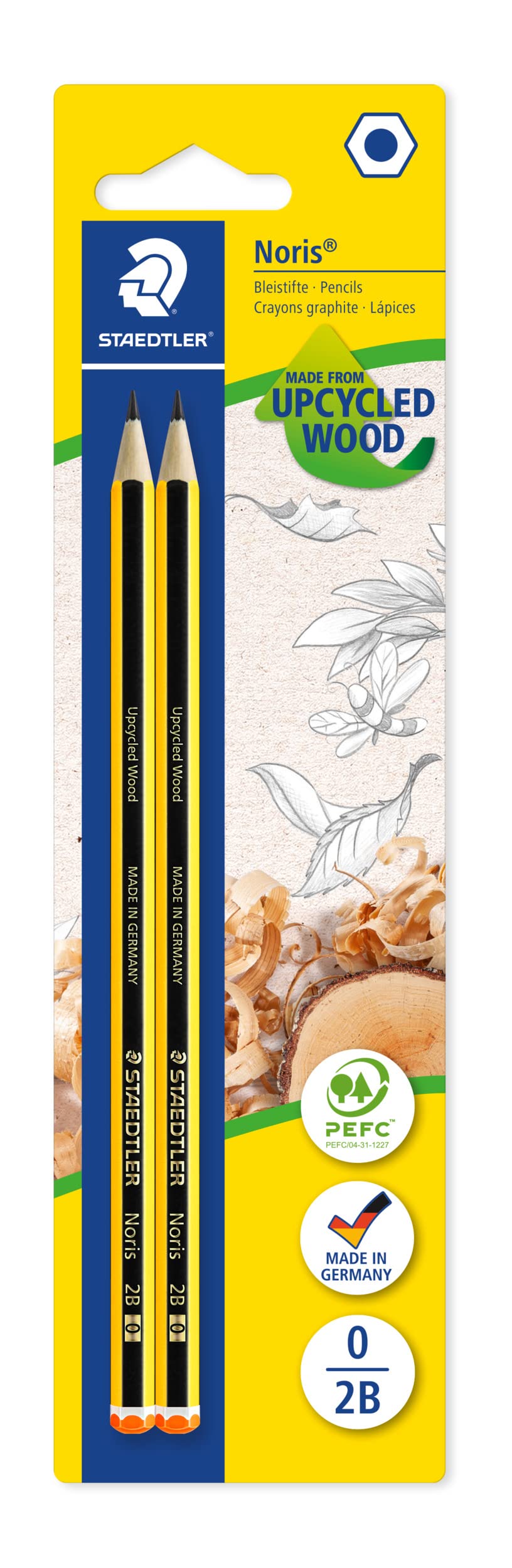 Noris Pencil 120-0 Set of 2 2B