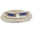 Your Cable Store 10 Foot DB15 15 Pin Serial Port Cable Male/Male