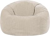 icon Kingston Cord Bean Bag Set of 2 Stone Beige Large 85cm view 4