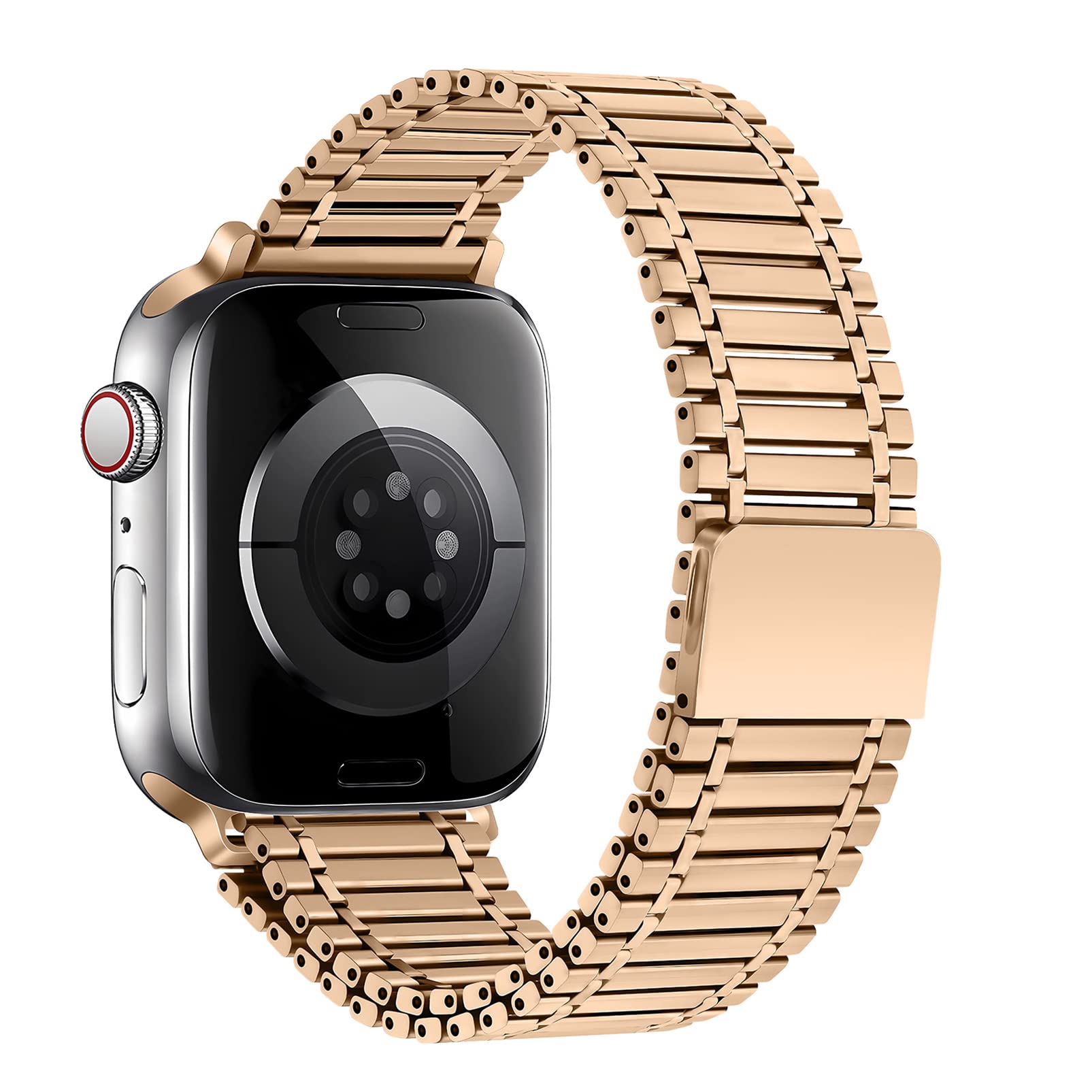 Magnetic Strap for Apple Watch Straps 44mm 45mm 41mm 40mm 42mm 38mm Women and Men,Stainless Steel Metal Adjustable Replacement Band for Apple watch Ultra 49mm iWatch Series 8 7 6 5 4 3 SE