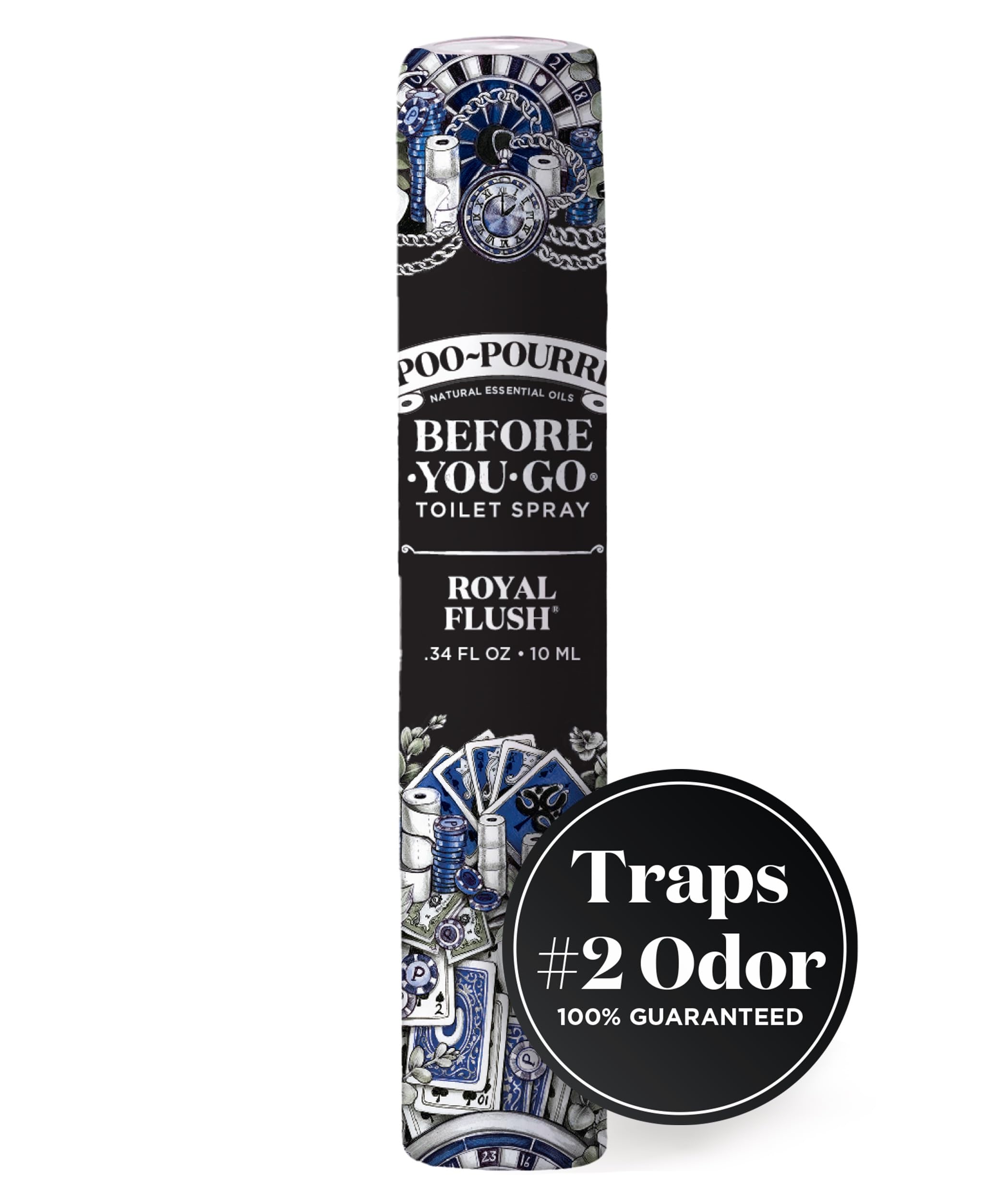 Poo-Pourri Before-You-Go Toilet Spray, Royal Flush, Travel Size 10 mL - Eucalyptus and Spearmint