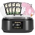 BUMPLYBEE Paraffin Wax Machine for Hand and Feet - 3500ml Hot Wax Hand Wax Machine with 8 Pcs Ginger Paraffin Bath Wax, Foot Wax Paraffin Foot Care Kit, Hand Wax Machine, Moisturizing and Exfoliating