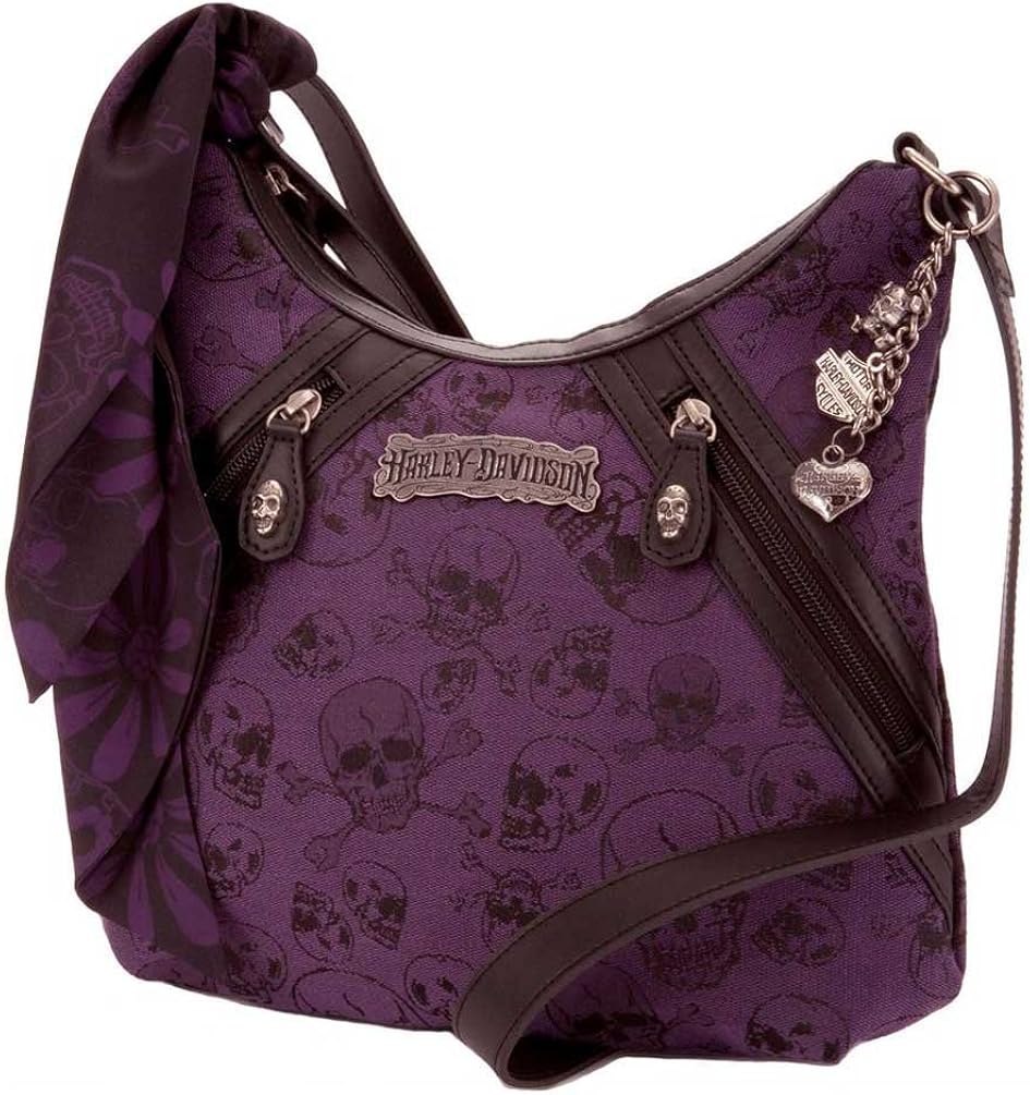 harley davidson skull purse